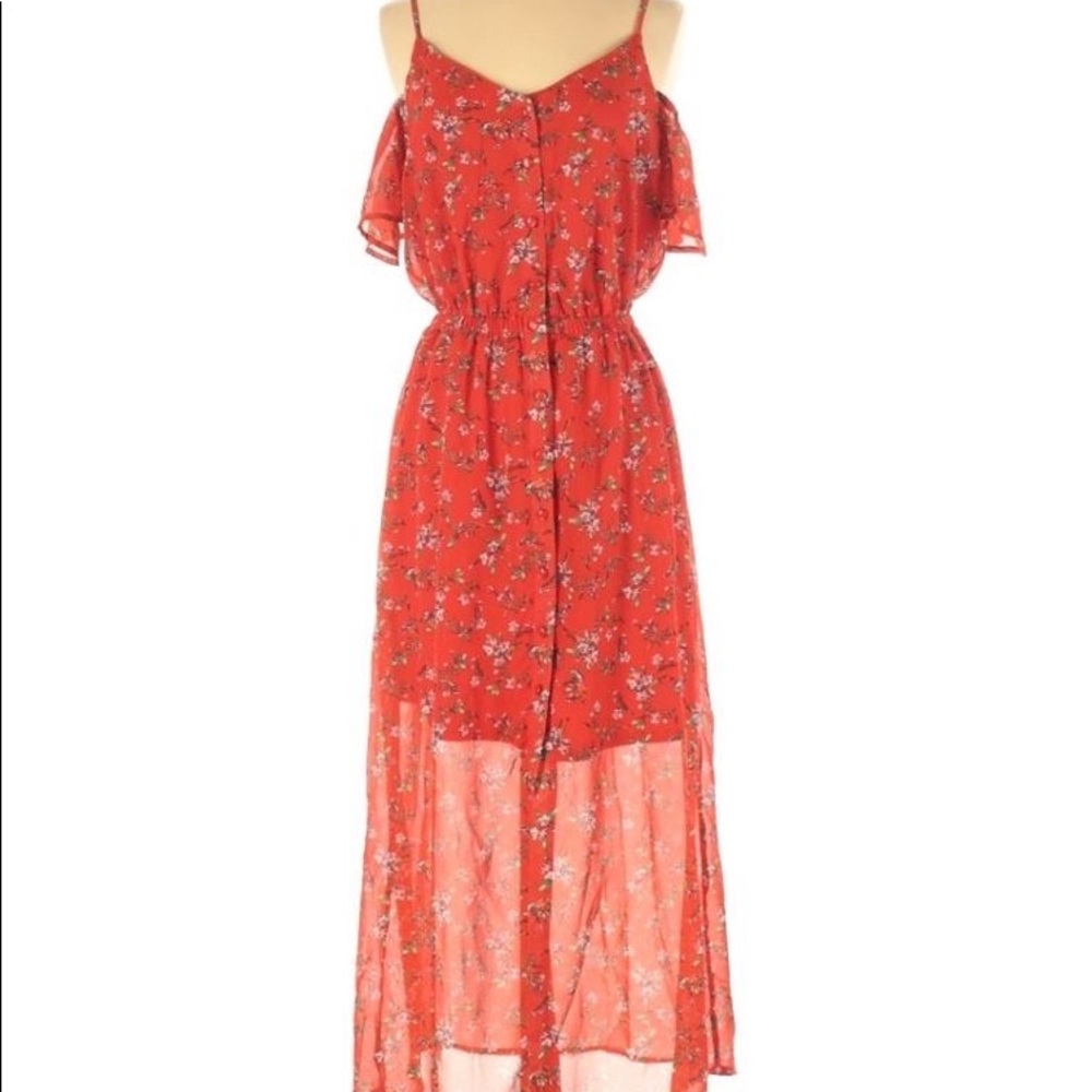 Almost Famous red maxi dress